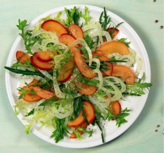 Bild zeigt: Fenchel Aprikosen Salat in der Auflösung 320x300