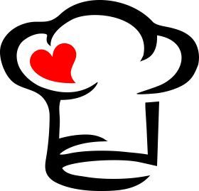 Bild zeigt: Eine Kochmütze mit Herz