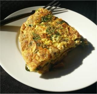 Bild zeigt: Omelett mit Spinat in der Auflösung 320x312