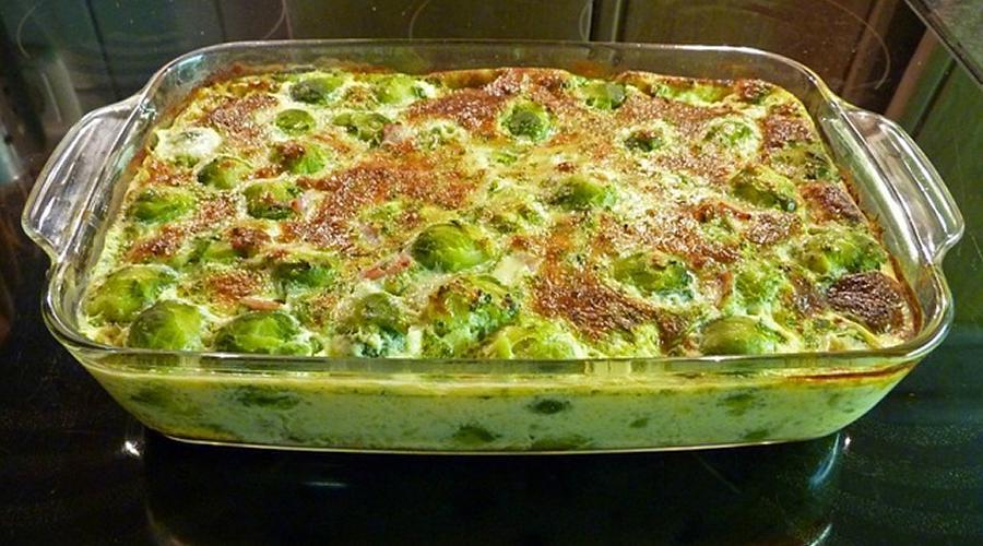 Bild zeigt: Rosenkohlauflauf in der Auflösung 900x500