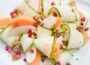 Bild zeigt: Zucchini Melone Apfel Salat in der Auflösung 900x500