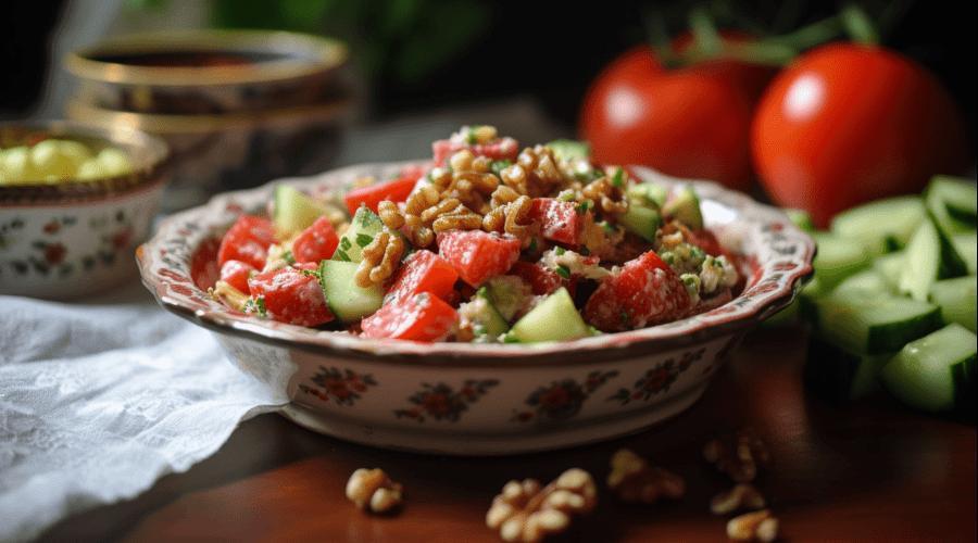 Bild zeigt: Georgischer Salat in der Auflösung 900x500